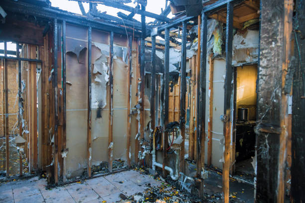Professional Fire Damage Removal technician working in Falling Water, TN